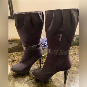 Sergio Rossi Nylon Water Resistant Boots EUC